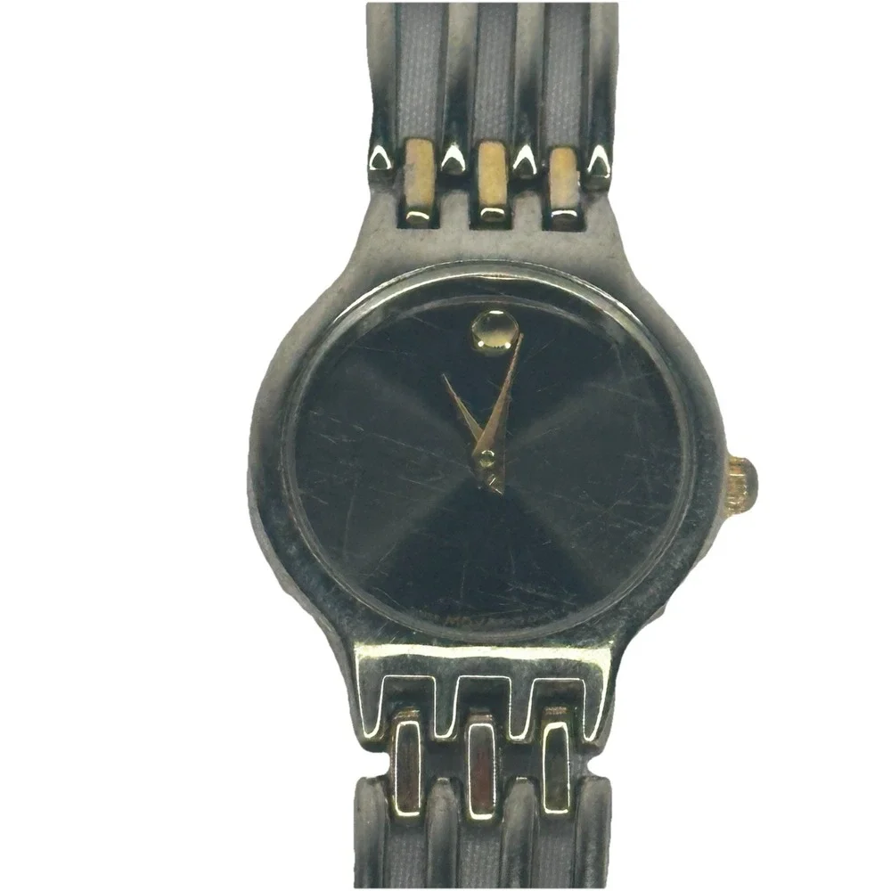 Ladies Movado Watch Esperanza silver Dial Quartz Swiss Stainless Vintage V834
